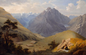 Panorama de Mollis de Ludwig Adam Kelterborn, 1856.