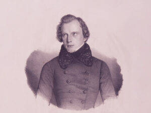 Porträt von Carl Ludwig von Haller, um 1840.