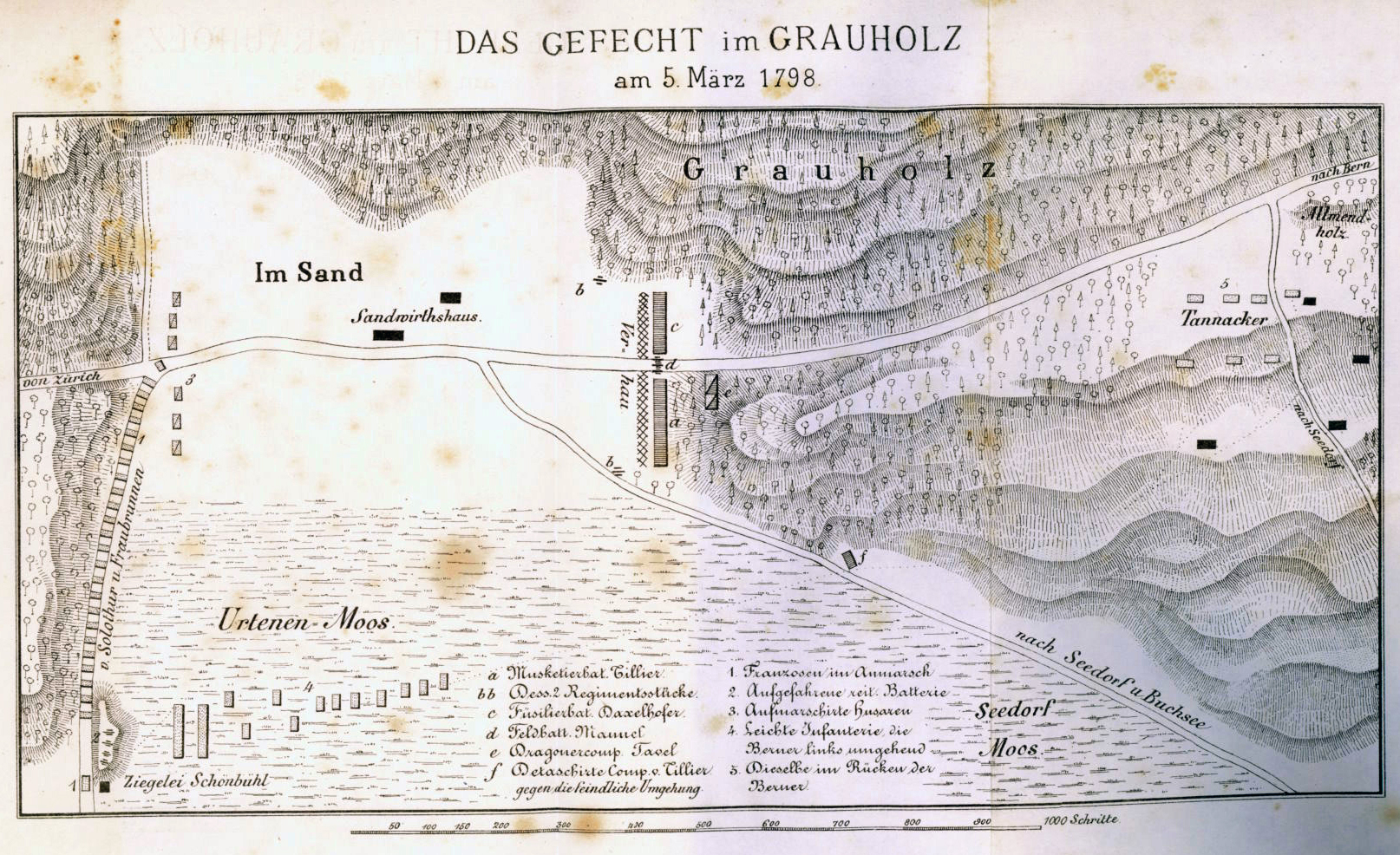 Die Autobahn führt über das Schlachtfeld