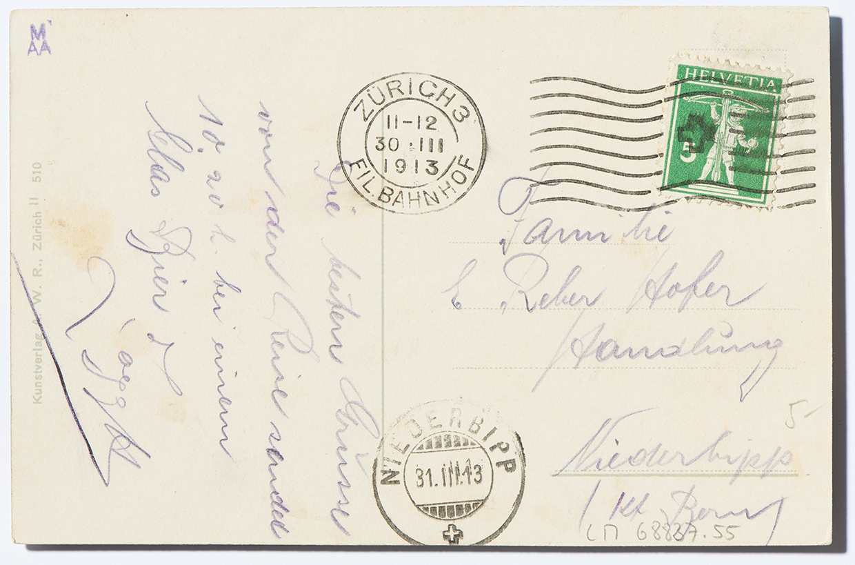 The National Museum on old postcards