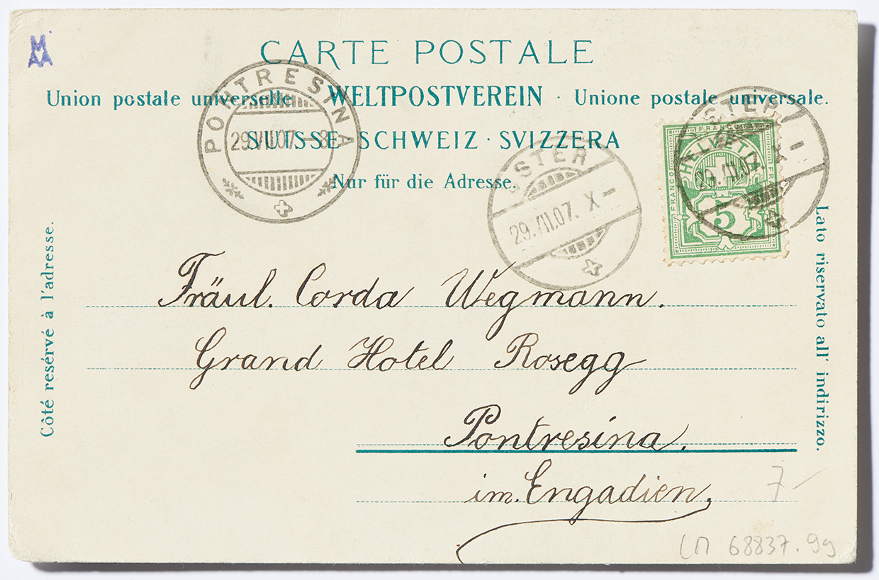 The National Museum on old postcards