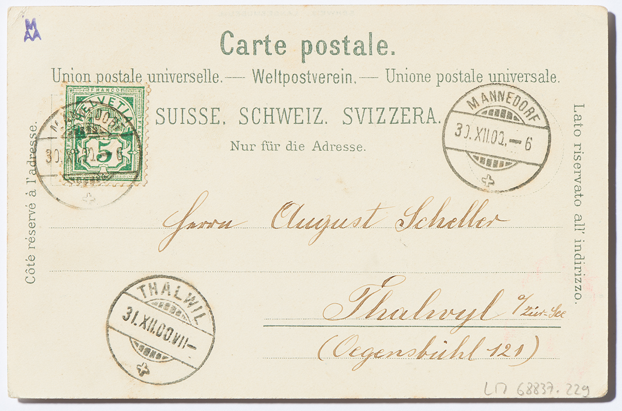 The National Museum on old postcards