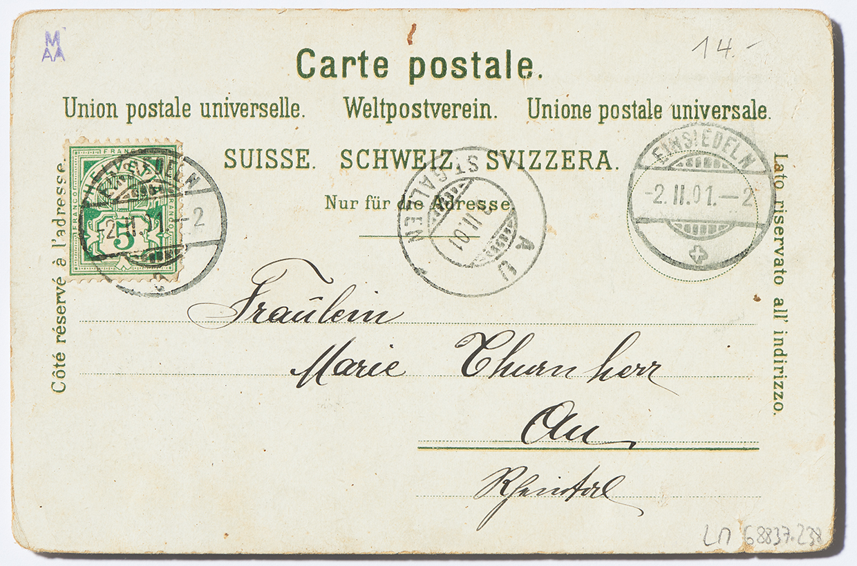 The National Museum on old postcards