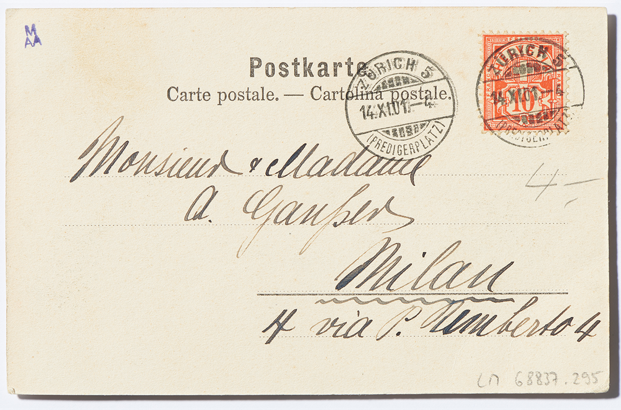 The National Museum on old postcards