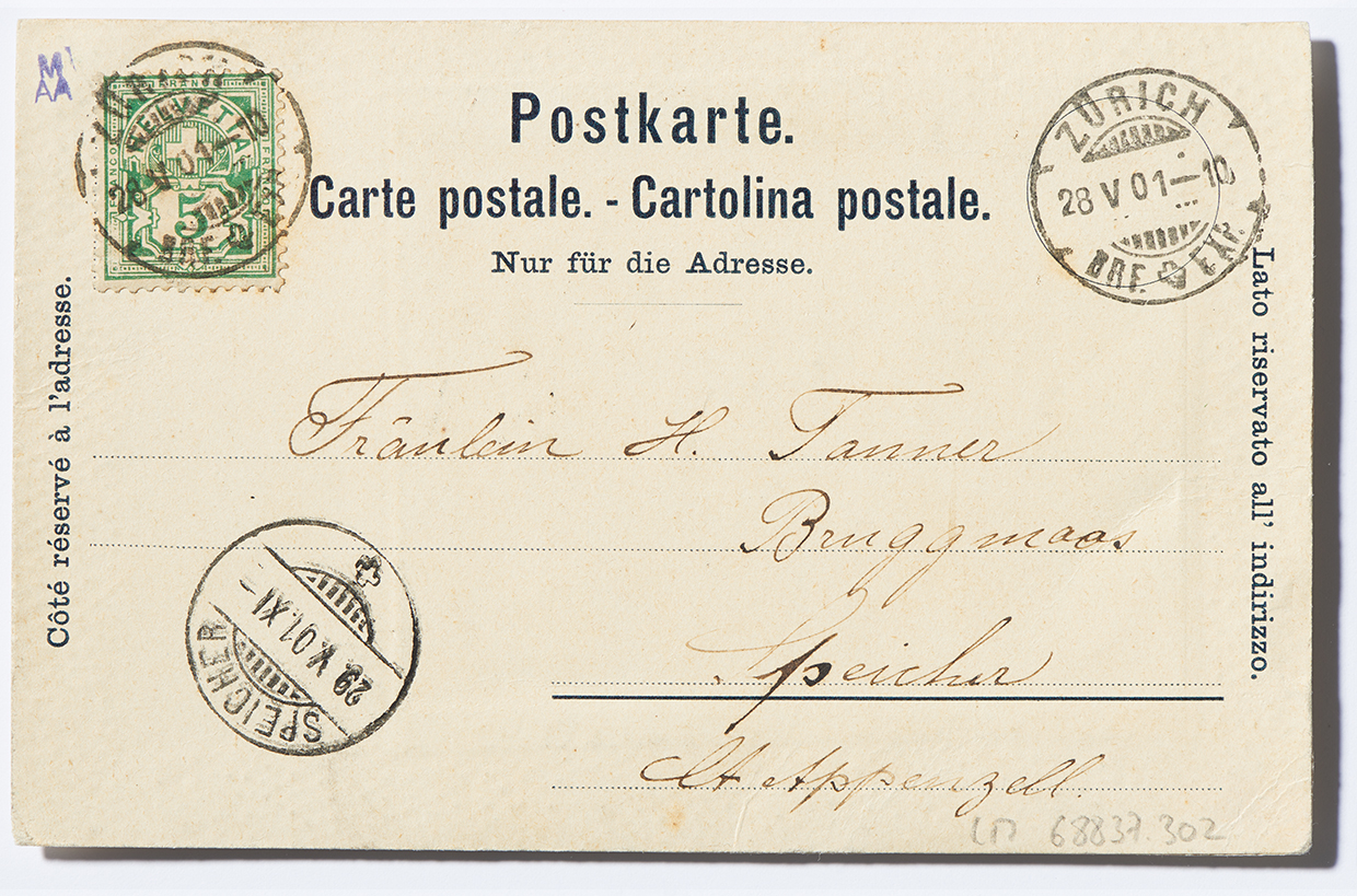 The National Museum on old postcards