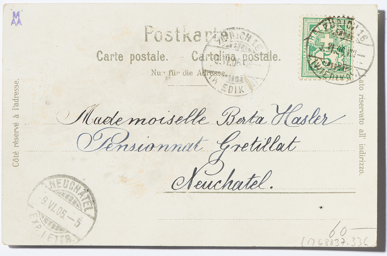 The National Museum on old postcards