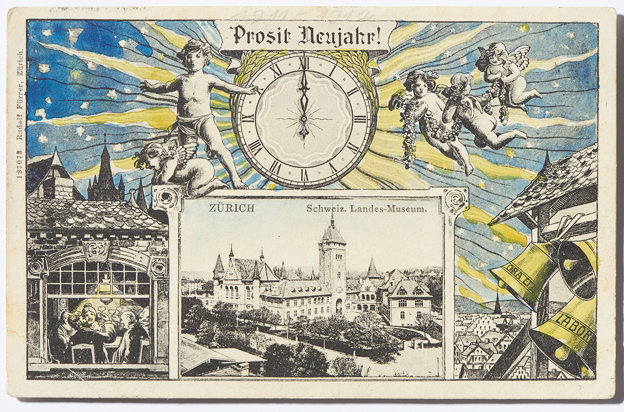 The National Museum on old postcards