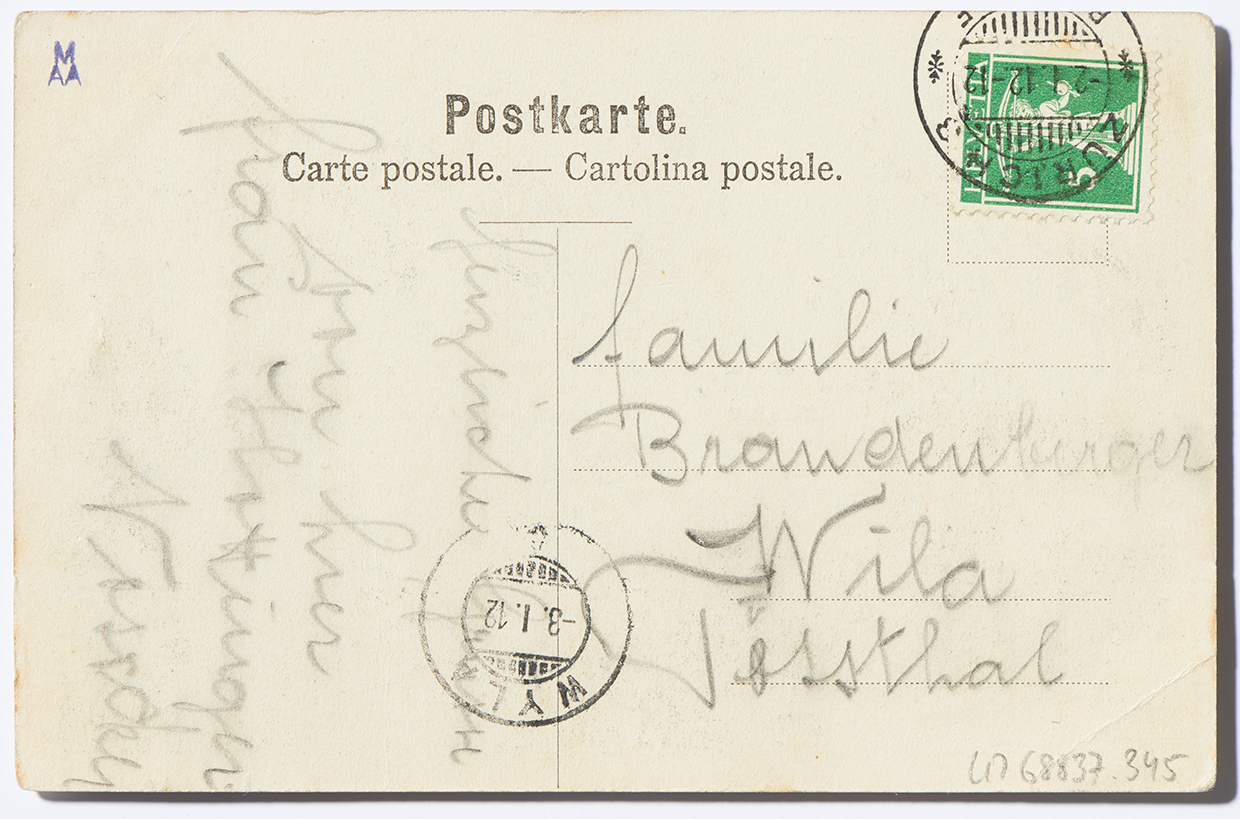 The National Museum on old postcards