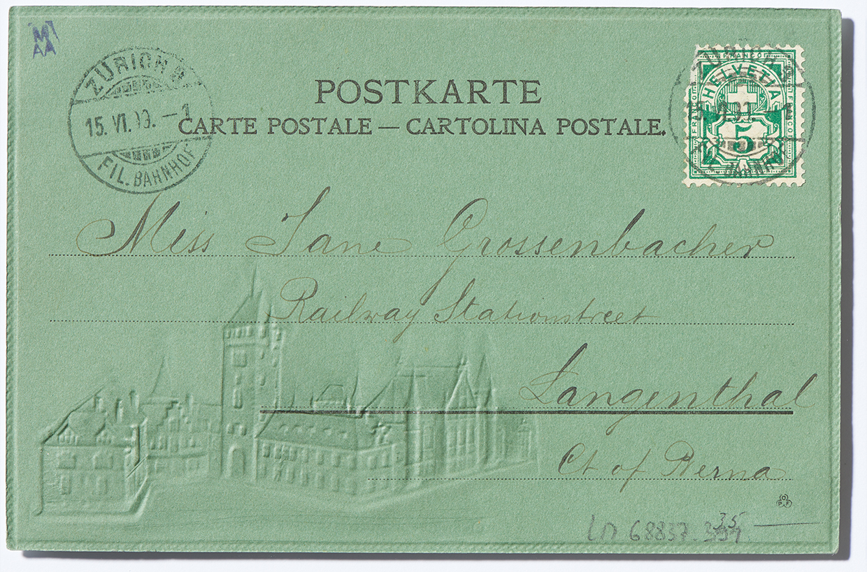 The National Museum on old postcards