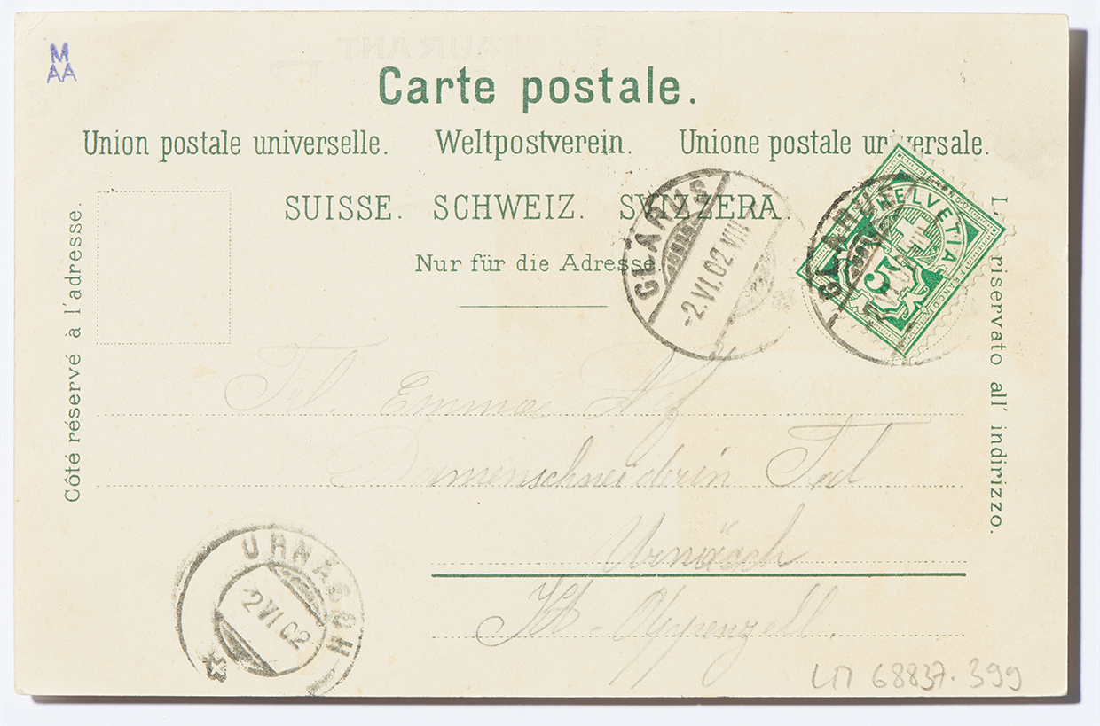 The National Museum on old postcards