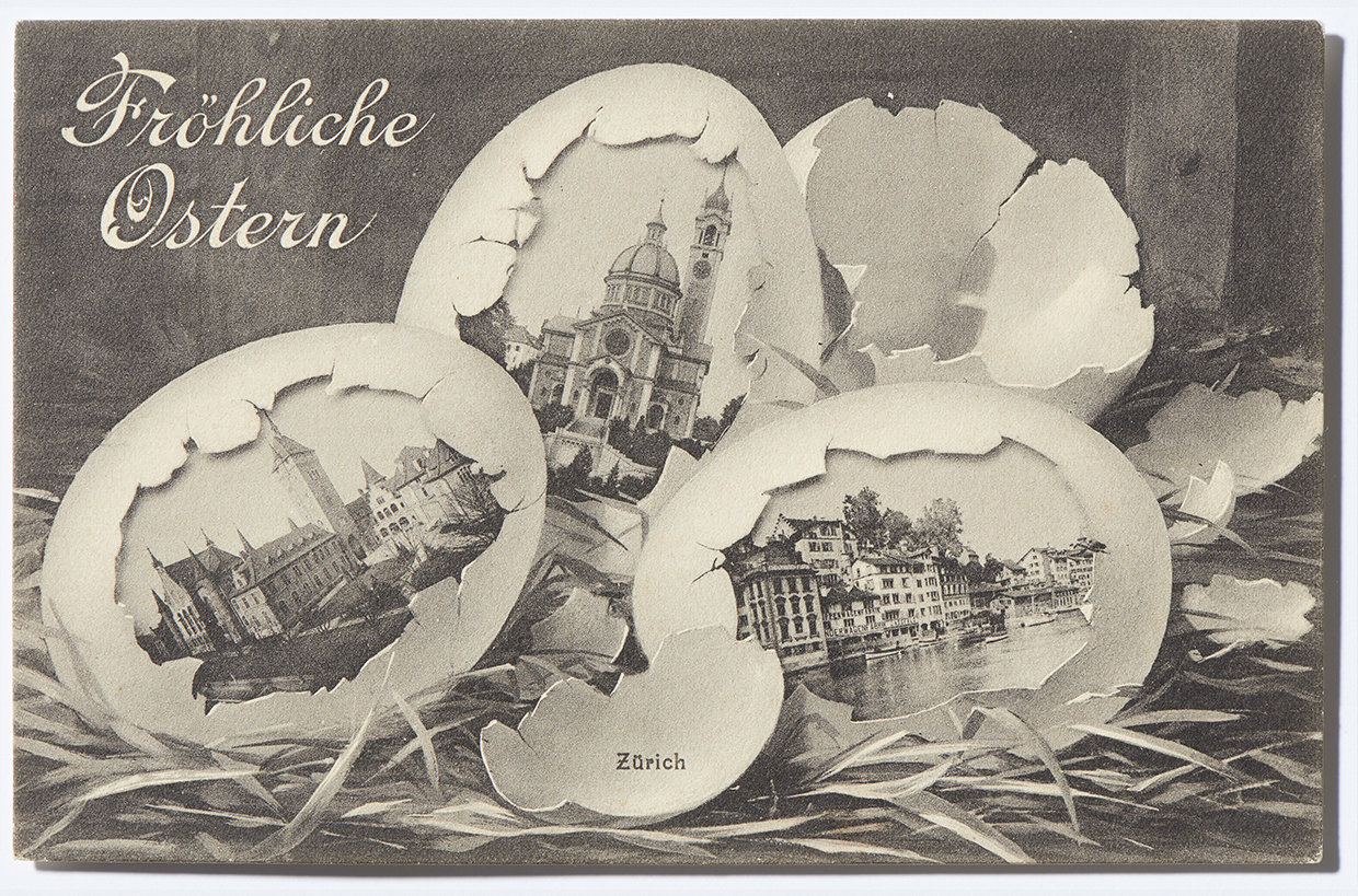 The National Museum on old postcards