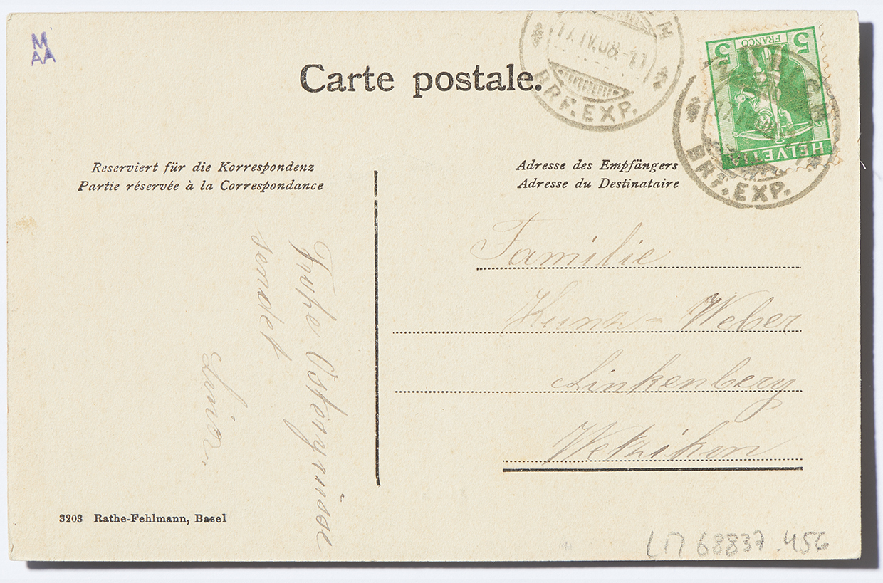The National Museum on old postcards