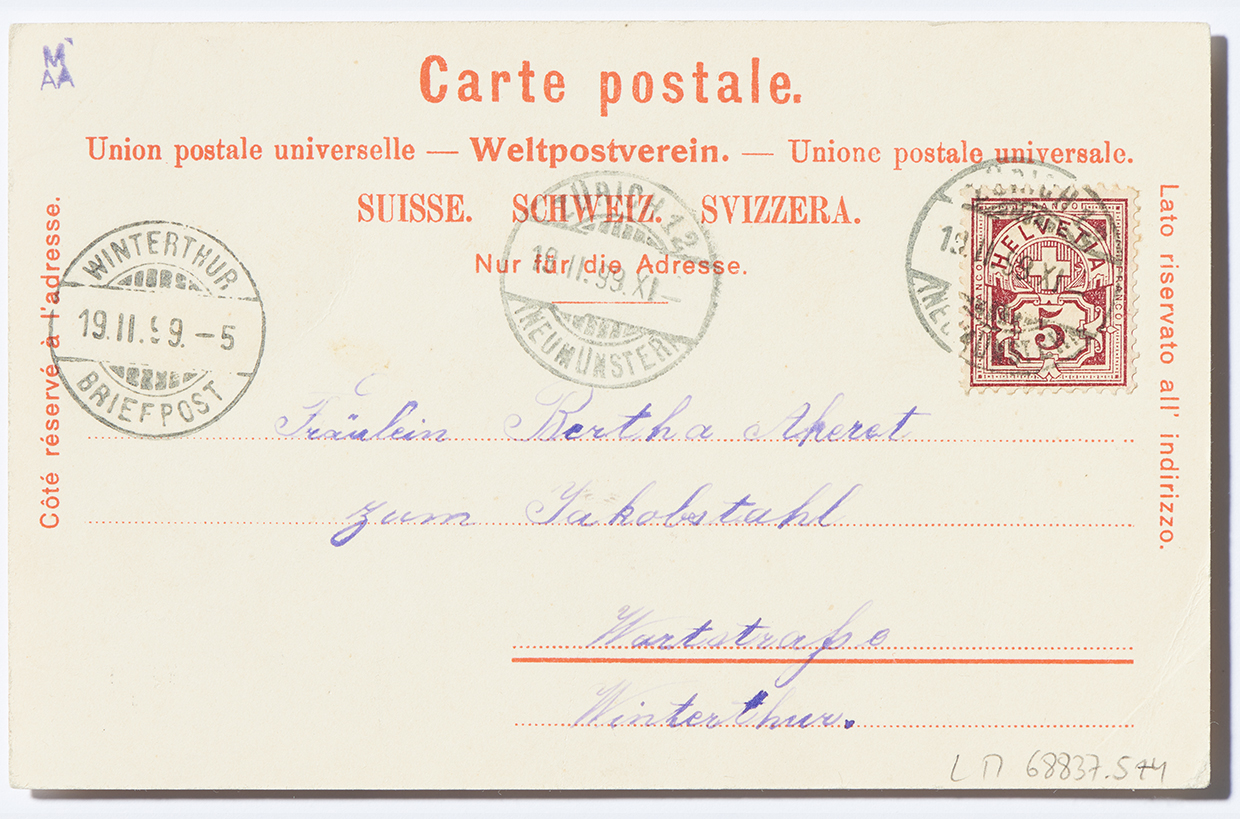 The National Museum on old postcards