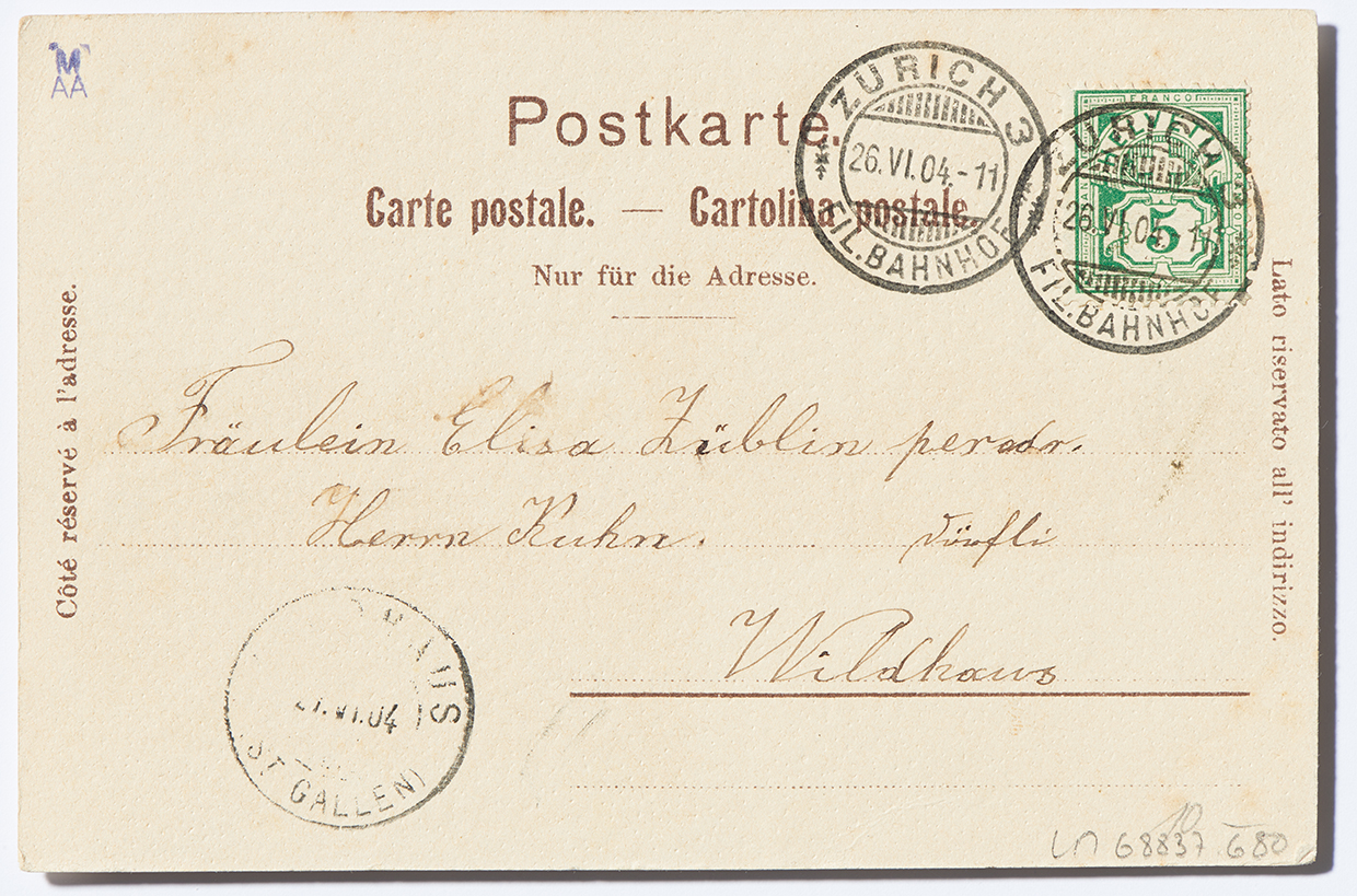 The National Museum on old postcards