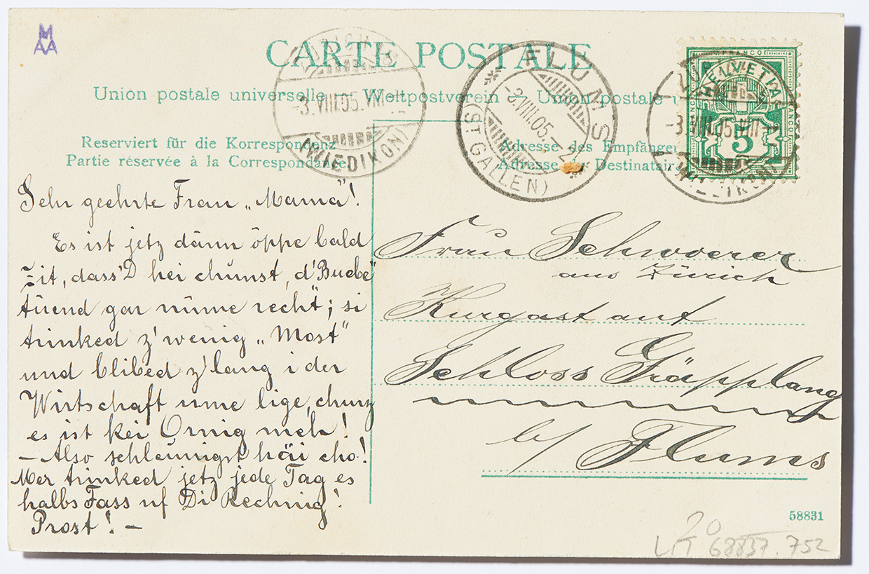 The National Museum on old postcards