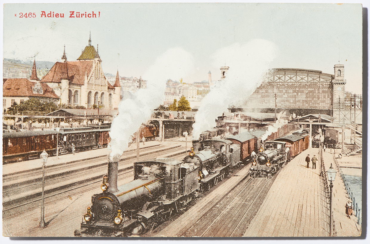 The National Museum on old postcards