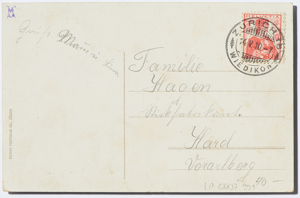 The National Museum on old postcards