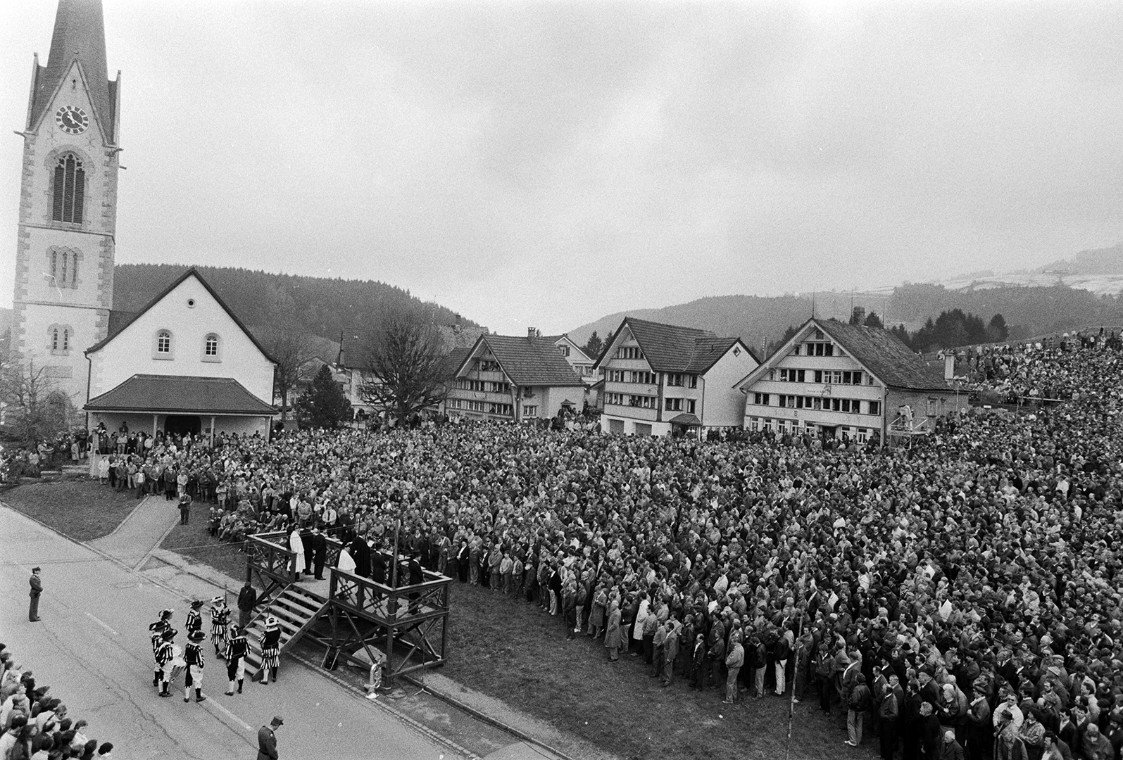 Landsgemeinde-Hundwil-1989-Landsgemeindeplatz