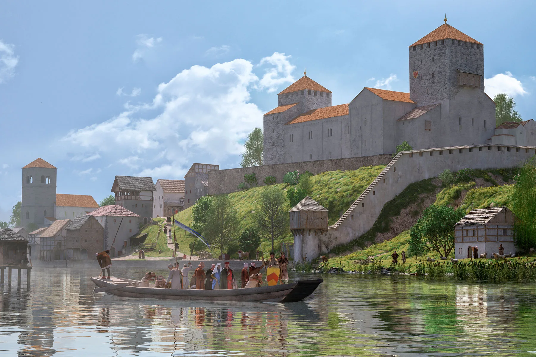 Um 1218 hatte sich die Zürcher Pfalz zur Burg gewandelt.