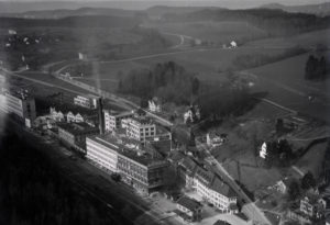 Die Maggi-Fabrik in Kemptthal um 1932.