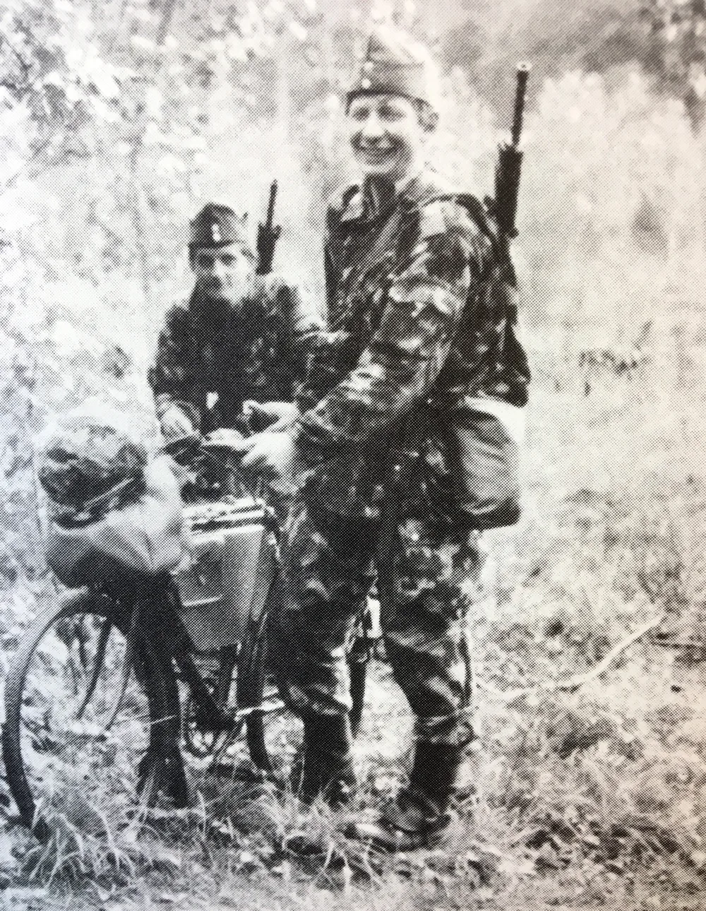 Rudolf Flükiger im Militärdienst.