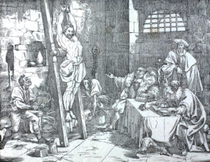 «Schibi auf der Folter», Disteli-Kalender 1839. Das wohl bekannteste Bild vom Bauernkrieg wurde nicht 1653, sondern fast zweihundert Jahre später geschaffen.