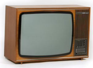 PAL-Farbfernsehempfänger Saba Schauinsland S2600 Color E, hergestellt in Villingen / Deutschland, um 1970.