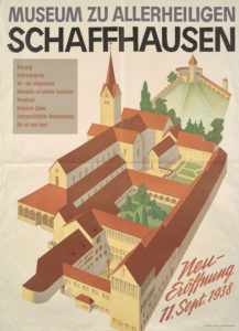13993 AUSSTELLUNG RAUM UND BILD MUSEUM ZÜRICH 1913 Reklamemarke Werbemarke