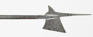 Une hallebarde, arme typique des Confédérés avec le pique.