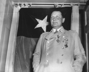 Hermann Göring nach seiner Verhaftung im Mai 1945.