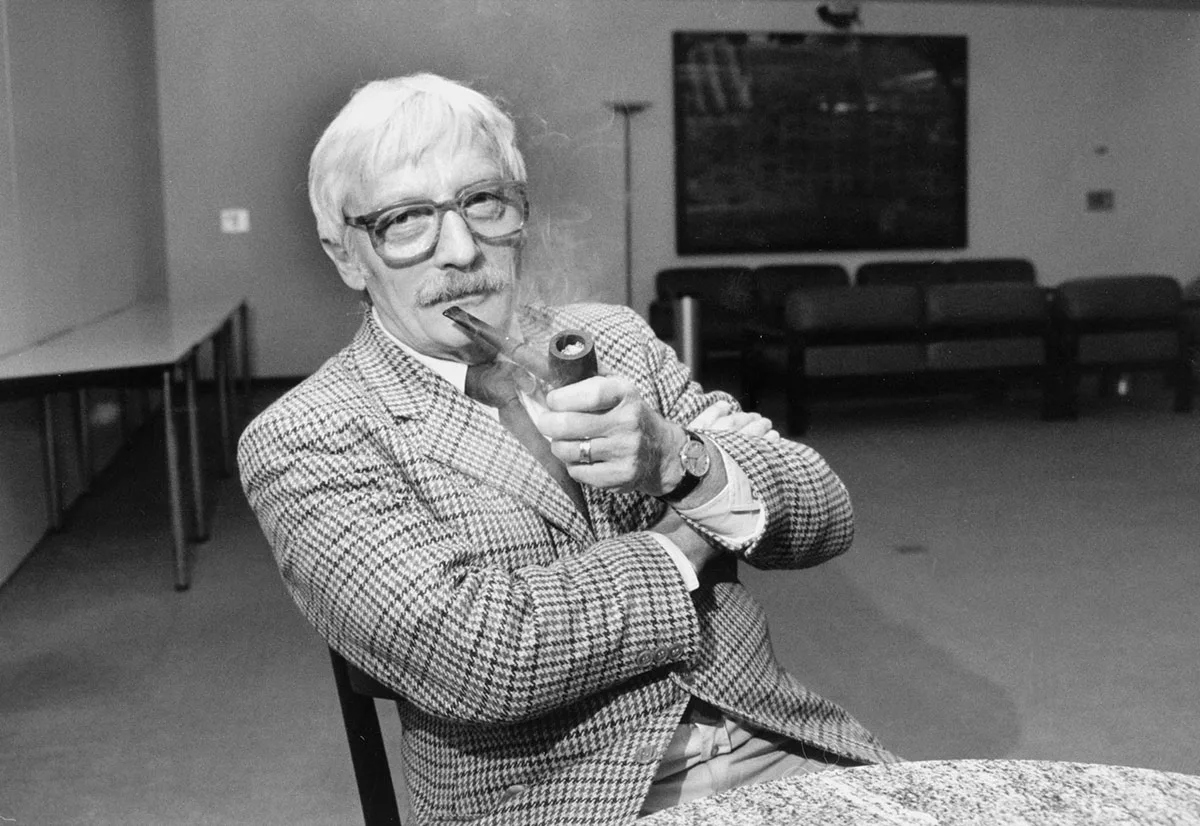 Porträt von Albert Bachmann, 1981.