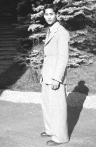 Portrait du roi Ananda à Pully, dans son deuxième pays. Il avait été couronné roi de Thaïlande en 1935 mais passait la plupart de son temps en Suisse.