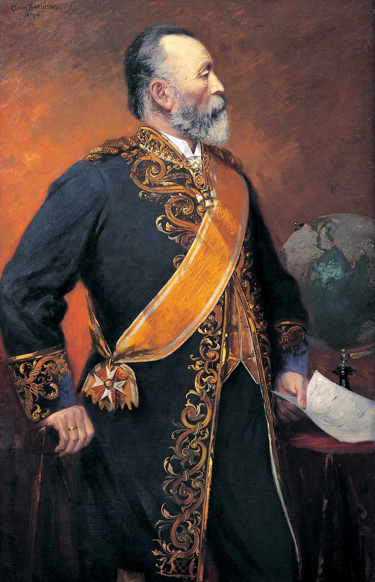 Heinrich von Stephan, painted by Georg Barlösius, 1897.