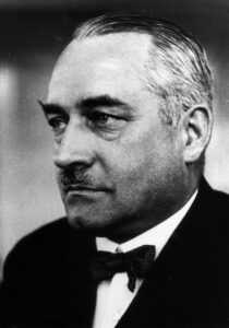 Federal Councillor Hermann Obrecht, 1936.