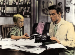 Ivan Jandl (left) was not lucky with the film or the Oscar. Scene from "The Search" with Montgomery Clift.