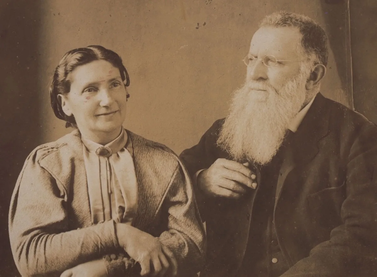 Das Missionarsehepaar Rose Bontems und Fritz Ramseyer, undatierte Aufnahme.