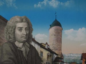Ein Erbe von Jean-Baptiste Tavernier: Der Turm des Schlosses Aubonne.