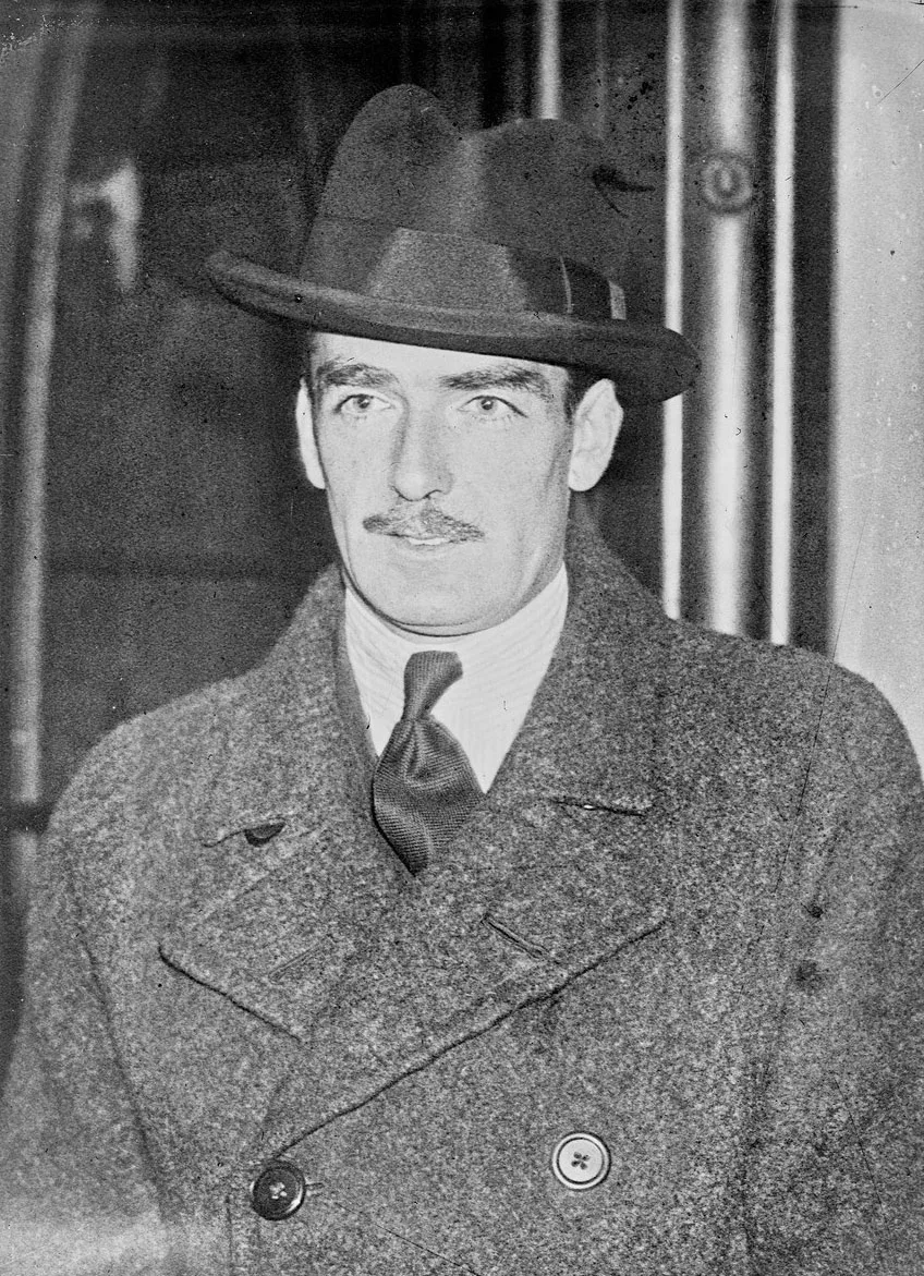 Lux’ Hoffnungen lagen auf ihm: Der britische Aussenminister Anthony Eden, fotografiert bei einem früheren Besuch in Genf, 1934.