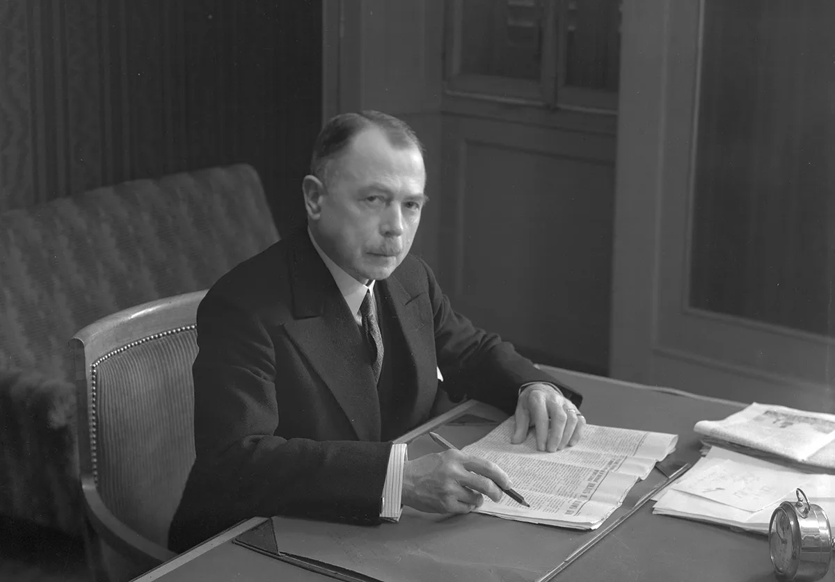 Porträt von Théodore Aubert, 1939.