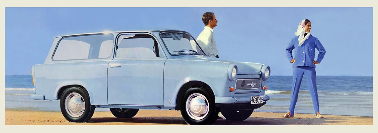 Werbeprospekt Trabant 601 Universal, 1965.