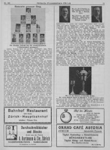 SC Hakoah won the Eastern Switzerland C-Championship in 1926. Article from the Jewish Press Centre, Zurich.
