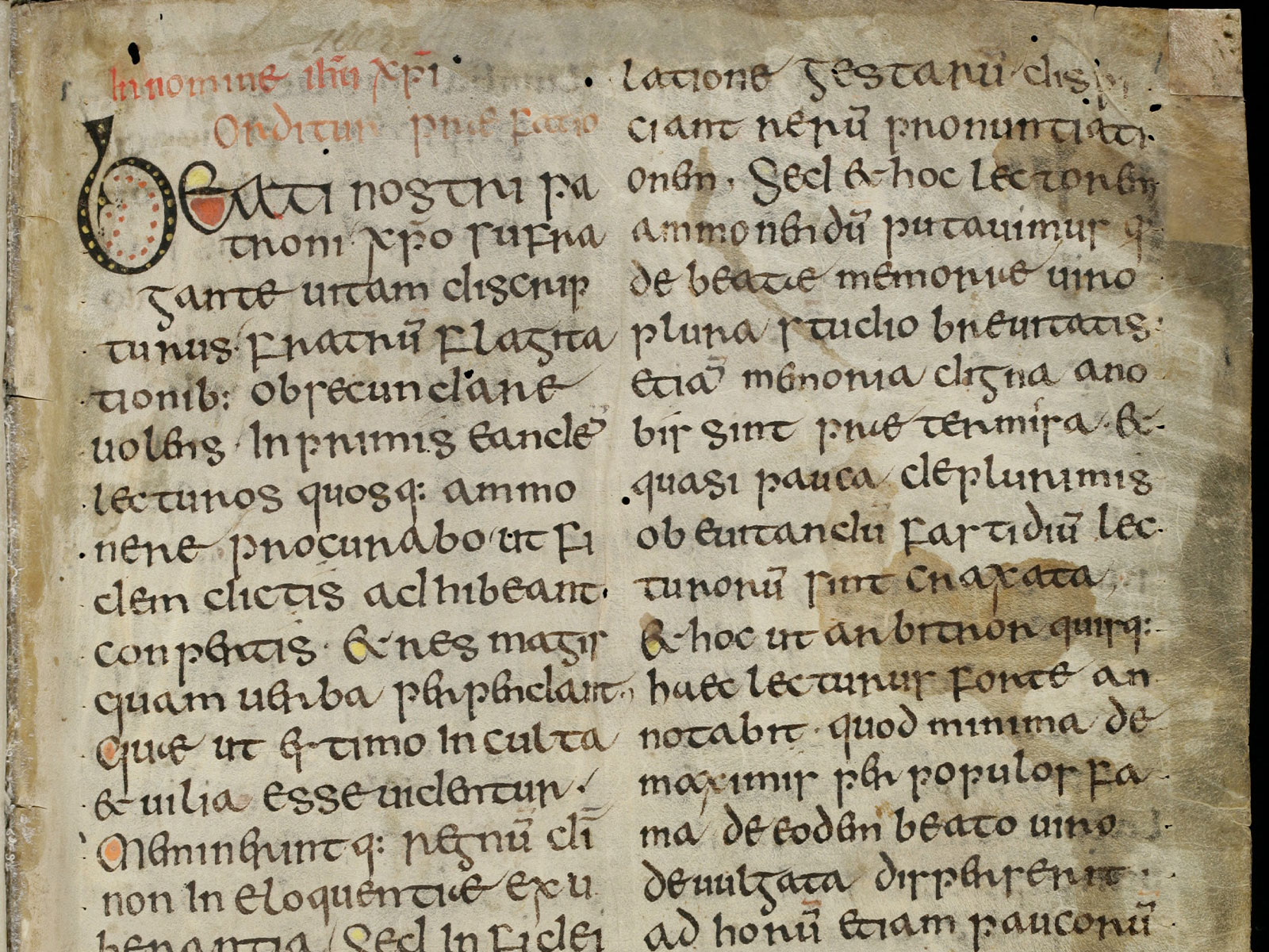 Of Monks and Monsters: The Schaffhausen Vita Sancti Columbae – Swiss  National Museum - Swiss history blog