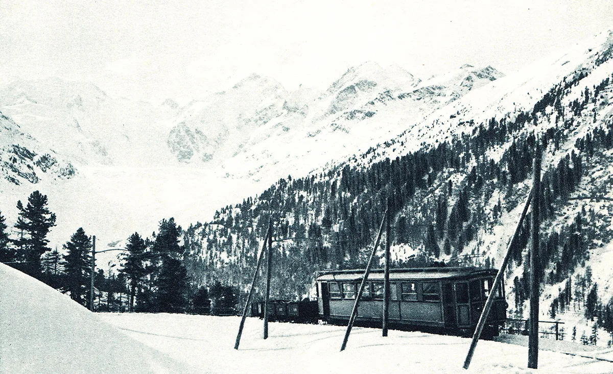 Ohne Warentransport und Strom der Bahn hätte der Film nicht vor der Naturkulisse gedreht werden können.