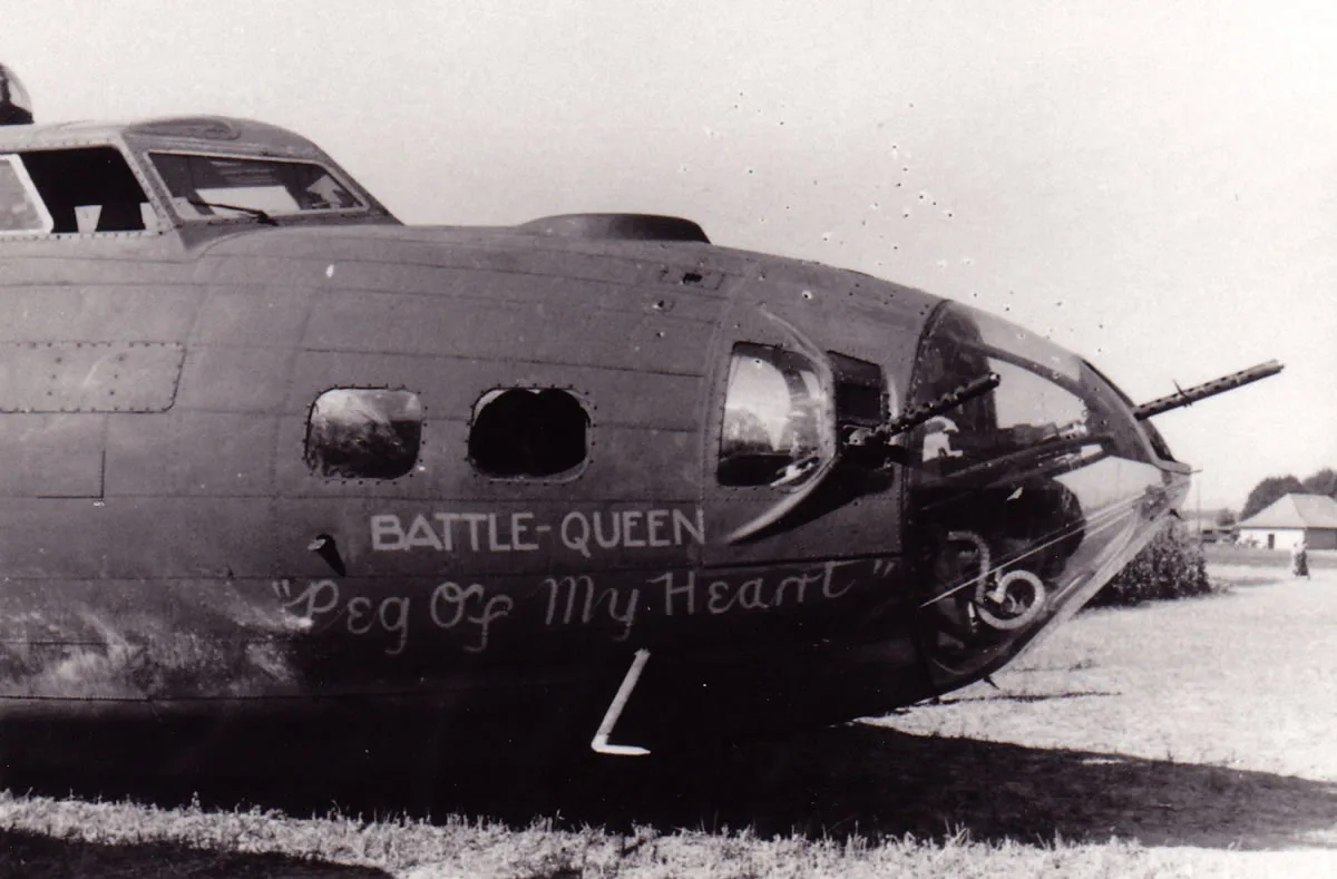 Der US-Bomber «Battle Queen» musste im August 1943 im Bernbiet notlanden.