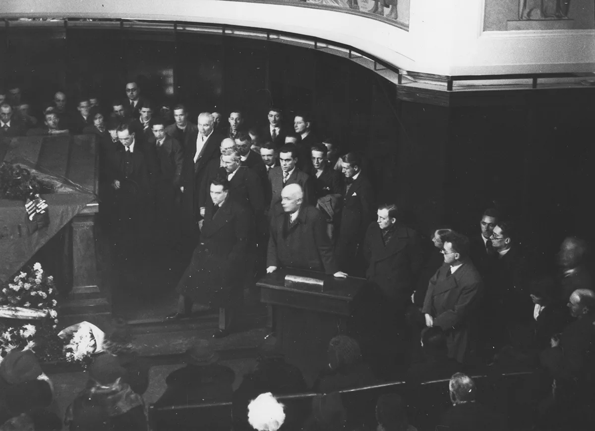 Das ganze linke Genf erwies Ramón Mateo am 5. Dezember 1936 die letzte Ehre.