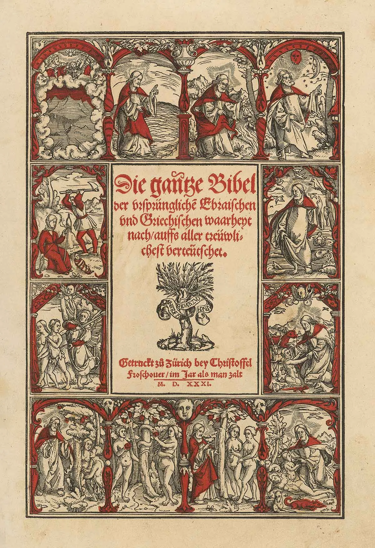 Aus der Prophezey entstand 1531 die Froschauer-Bibel, die erste vollständige und direkt aus dem hebräischen Alten und dem griechischen Neuen Testament ins Deutsch übersetzte Bibel.