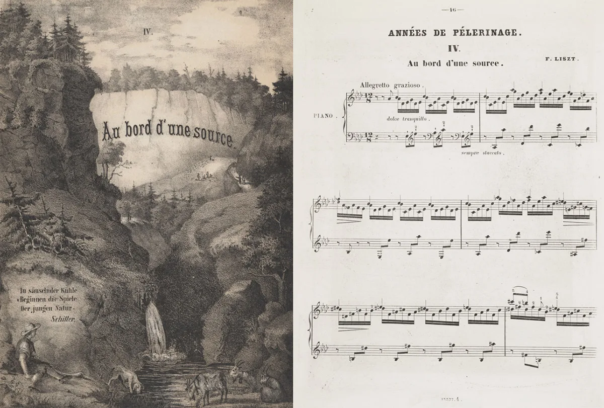 Franz Liszt verstand es, sein Publikum über mehrere Sinne anzusprechen und machte damit auch Werbung für die Schweizer Berge.