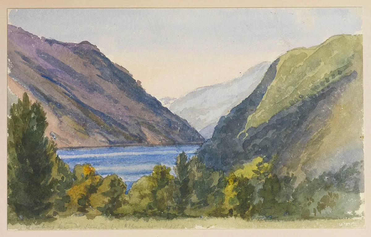 Aquarell von Queen Victoria, September 1868.