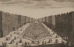 Aperçu des jardins du château de Versailles.