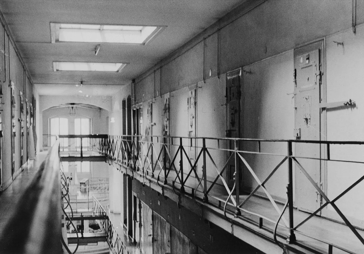 Inside Basel’s ‘Schällemätteli’ prison. This photo was taken in 1975.